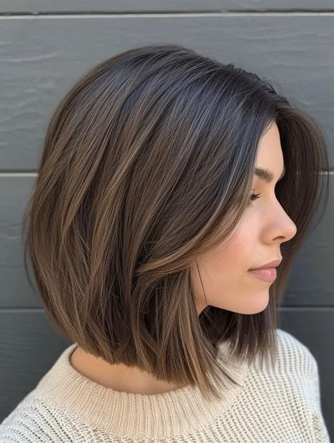 Lob Haircut Thick Hair, Lob Haircut Straight, Lob Haircut With Bangs, Hair Inspiration Short, Long Bob Haircuts, Shoulder Hair, Lob Haircut, Long Bob, Shoulder Length Hair