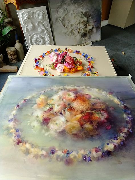 Yuko Nagayama  ·     Work in progress Natural Form Art, Oil Pastel Art, Cowboy Art, Flower Art Painting, Pastel Art, Chinese Painting, Art Tutorials Drawing, Art Paint, Work In Progress