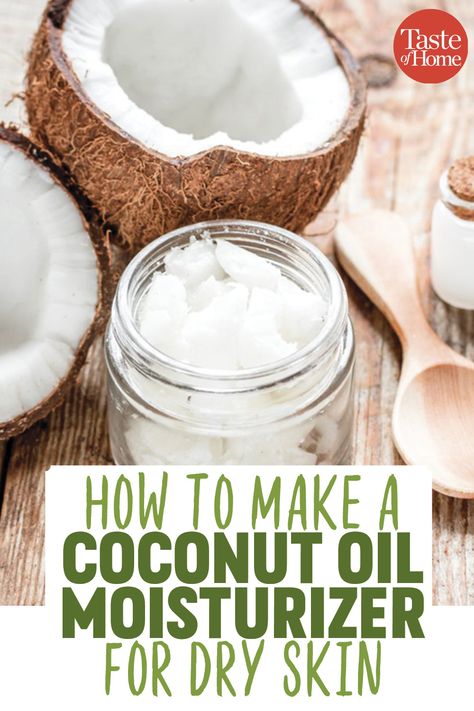 Coconut Oil Uses For Skin, Coconut Oil Moisturizer, Homemade Face Moisturizer, Moisturizer For Combination Skin, Diy Face Moisturizer, Diy Moisturizer, Natural Face Moisturizer, Diy Coconut, Diy Coconut Oil