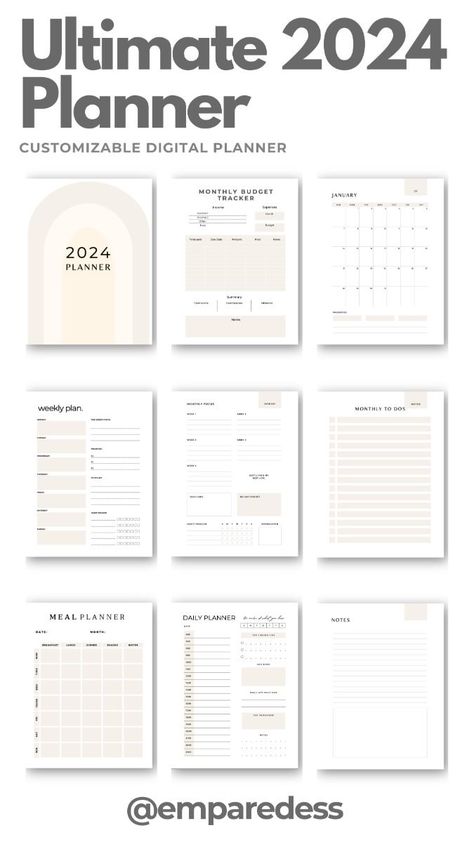 Ultimate Digital Planner | Daily, Weekly, Monthly | 2024-2025 | Digital Planner 2024 2025 freebudgetplanner #travelplannertemplatenotion #plannerprintables #digitalplannercovers. Mom Planner Printables Free, Financial Budget Planner, Daily Work Planner, Budget Planner Free, Weekly Budget Planner, Travel Planner Template, Daily Planner Printables Free, Weekly Planner Free Printable, Weekly Planner Free