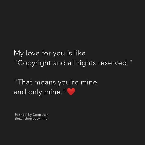 Some Lines For Love, Your All Mine, Lines For Love, Im All Yours, Only Yours, Love Birthday Quotes, My Love For You, Sweet Love Quotes, Good Relationship Quotes