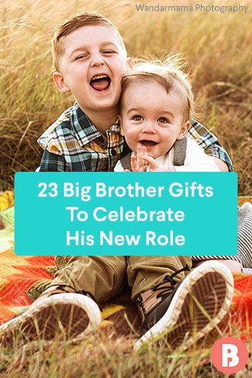 Congratulate your firstborn on being promoted to big brother with these special presents. New Big Brother Gift Ideas, B Is For Big Brother Announcement, Big Brother In Training Announcement, Gifts For Big Brother When Baby Is Born, Big Brother Kit, Big Brother Gifts, Brother Presents, Big Brother Announcement, Big Brother Gift