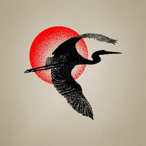 New Available Tattoo- Heron #dotworker #dotworktattoos #dotworktattooartist #dotworkheron #herons #heron #herontattoo #heronspainting #flying #redmoon #blackandredtattoo #animaltattoos #birdtattoo #tattoolisbon #tattoolisboa #lisbontattoo #lisboatattoo Blue Heron Tattoo Minimalist, Japanese Heron Tattoo, Herron Tattoo, Sandhill Crane Tattoo, Blue Heron Tattoo, Heron Tattoo, Dot Work Tattoo, Red Moon, Sharp Cheddar