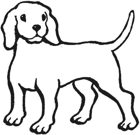 Outline Of A Dog - Cliparts.co Dog Drawing Outline, Outline Of Dog, Puppy Outline, Labrador Coloring Page, Appliqué Cushions, Drawings Printable, Cat Library, Dog Clip Art Black And White, Dog Template