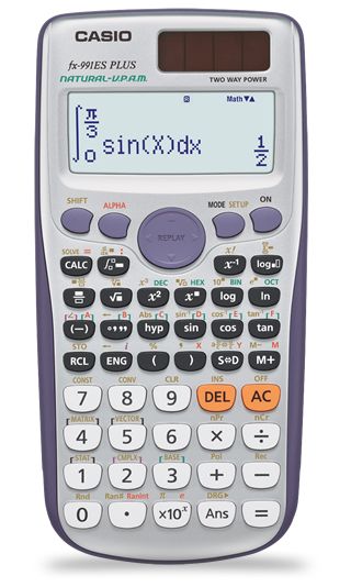 fx-991ESPLUS | Non programmable | scientific calculator | CASIO Solar Calculator, Scientific Calculators, Sin Cos Tan, Metric Conversions, Casio Digital, Regression Analysis, College Life Hacks, Scientific Calculator, Differential Equations