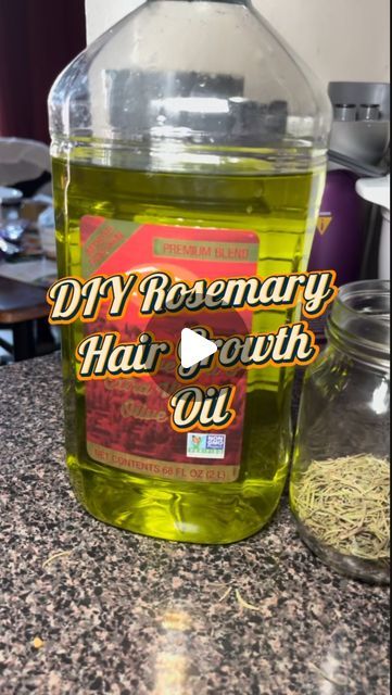 3A-4C Hair Growth Products 💦 on Instagram: "PLEASE READ ⚠️- IF YOU EXPERIENCE SLOW HAIR GROWTH, AND WANT THICK HEALTHY HAIR GROWTH, DANDRUFF RELIEF SCALP, YOU NEED TO MAKE THIS DIY ROSEMARY HAIR GROWTH OIL   ✨Roasting your ingredients activates their natural oils & makes your product extra potent ✨  How to make simple & easy   🍃Take 4-8 cloves ✨1-2 TBSP Dried Rosemary  🍃1 TBSP Fenugreek Seeds  ✨Roast your ingredients for 2 minutes (didn’t show in video but this will make your oil extra potent) 🍃Place in a mason jar and make sure it has a lid ✨Pour your favorite carrier oils over your ingredients 💦Perform the double boiler method on medium-low heat for 20-30 minutes  ✨Let your ingredients infuse in the oils for 1-2 weeks and then strain.  🍃 Add your favorite essential oils  🍃You can Olive Oil Hair Growth, Rosemary Hair Growth Oil, Thick Healthy Hair, 4c Hair Growth, Fenugreek Oil, Rosemary Hair Growth, Rosemary Hair, Slow Hair Growth, Thicker Healthier Hair