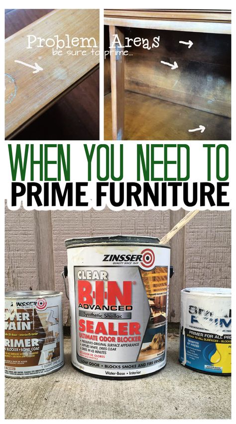 best primers for furniture and when you need to prime Best Primer For Painting Furniture, Painting Veneer Furniture, Painting Veneer, Best Primers, All In One Paint, Stained Furniture, Painting Laminate Furniture, Painting Old Furniture, Painting Tips And Tricks