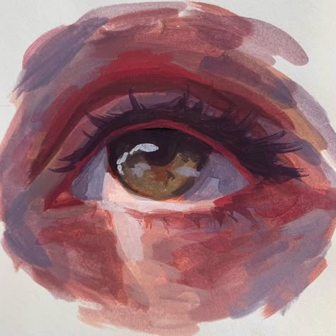 Eye Study, Contrast Art, Acrylic Gouache, Oil Pastel Art, Eye Painting, Art Diary, Art Inspiration Painting, Pastel Art, Painting Art Projects