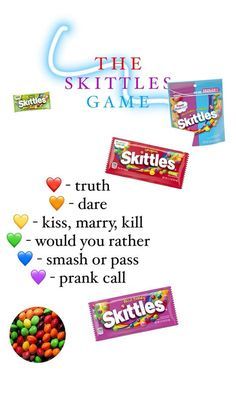 Skittles Challenge Sleepover, The Pen Game, Skittle Challenge Sleepover, Activities For A Sleepover, Skittles Truth Or Dare, Skittles Game Sleepover, Skittles Game Juicy, Skittles Game For Teens, Sour Patch Game