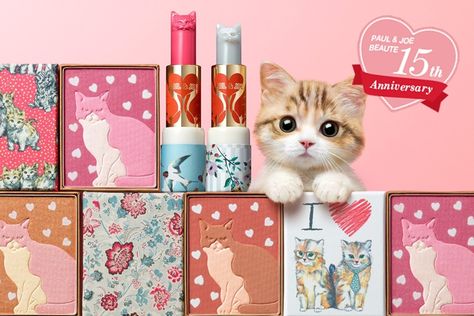 The latest Paul & Joe Spring 2017 Makeup Collection launched and it is all adorbs (and those creepy cat head lipsticks are back too). Here's what cat lovin New Look Ideas, Classic Lifestyle, Makeup 2017, Vintage Meets Modern, Creepy Cat, Paul And Joe, Makeup Package, Cosmetic Design, Paul Joe