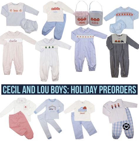 Cecil and Lou Boys: Holiday Preorders! Links in LIKEtoKNOW.it   #fall #christmas #pumpkin #halloween #thanksgiving #holidays #toddlerstyle #toddlerfashion #kidstyle #babyfashion #baby #toddler #cecilandlou #santa #monogram #boymom #girlmom   #LTKbaby #LTKkids #LTKunder50 #liketkit @liketoknow.it http://liketk.it/2SU66 Cecil And Lou, Gymboree Christmas Boys Clothes Size 7, Blue Check, Pumpkin Halloween, Girl Mom, Toy Soldiers, Boy Mom, Pant Set, Toddler Fashion