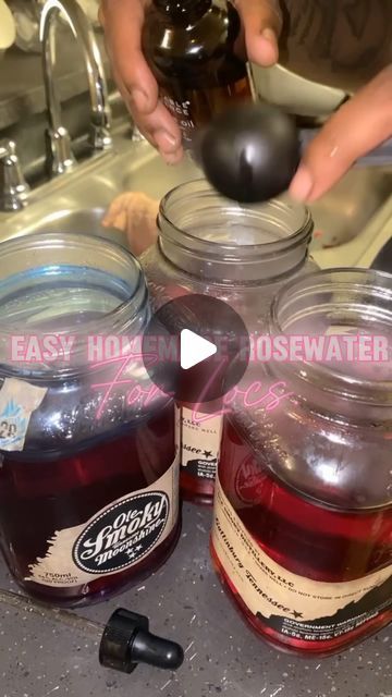 Azia Mikayle🦋 on Instagram: "Easy Homemade Rosewater for LOCS💕 Just refrigerate and add to a spray bottle! 

#rosewater #rosewaterspray #locs #locs4life #locsrock #locstyles #locslove #locstylesforwomen #locsforwomen #howto #easy #natural #naturalhair #hairgrowth #starterlocs #locstyle #womenwithlocs #locjourney #growth" Rose Water For Locs, Making Rose Water, Loc Twist, Starter Locs, Hair Spa, Loc Styles, Rose Water, Easy Homemade, Spray Bottle