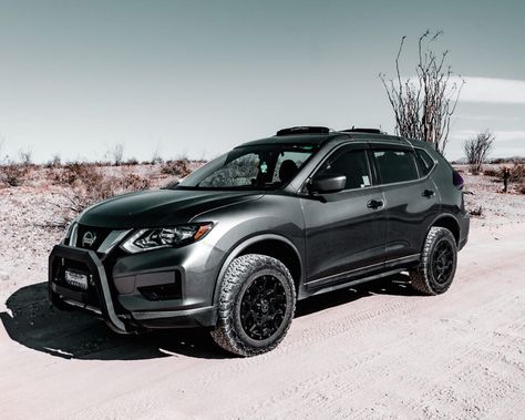 Lifted Nissan Rogue with a lift and 245/65R17 A/T tires Nissan Rogue Custom, Nissan Offroad, Nissan Rogue Accessories, Nissan Rogue Camping, Nissan Roniz Offroad, 2021 Nissan Rogue, 2022 Nissan Rogue, 2018 Nissan Rogue, Nissan Rouge