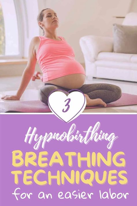 Hypnobirthing Breathing, Correct Breathing, Breathing Techniques For Labor, Hypnobirthing Techniques, Birth Prep, Doula Care, Visualization Techniques, Easy Labor, Unmedicated Birth