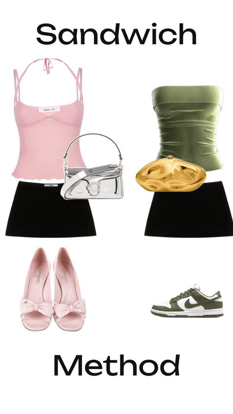 Sandwich method makes your outfit look so good Outfit Inspo Summer, Outfit Look, Your Outfit, Sandwiches, Summer Outfits, Outfit Inspo, How To Wear, Clothes