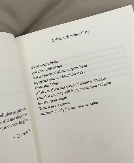 #islam #islamicreminders #deenoverdunya Fajr Noor Book Quotes, Muslim Women Quotes, A Muslim Woman's Diary, Status Of Women In Islam, Women In Islam Quotes, Allah Loves You, Alhumdulillah Quotes, Inspirational Quotes For Students, Short Islamic Quotes