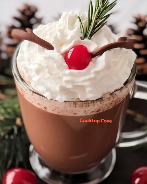 First heard about 'Drunken Rudolph' at a block party, and it's been our must-have holiday drink since! Drunken Rudolph Drink, Drunken Snowman Cocktail, Rudolph Drink, Drunken Rudolph, Drunken Snowman, Snowman Cocktail, Cinnamon Whiskey, Recipes Drinks, Chocolate Sticks