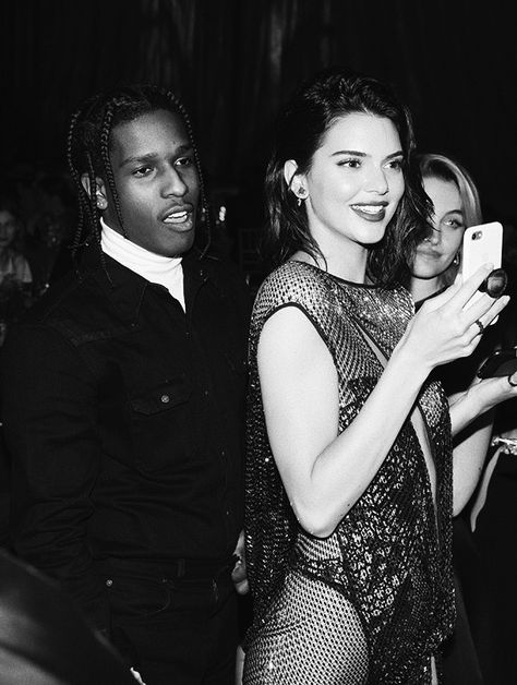 ASAP rocky & Kendall Jenner Kendall And Asap, Lord Pretty Flacko, Robert Kardashian Jr, Pretty Flacko, Couple Fits, Robert Kardashian, Kendall Style, Tristan Thompson, Tight Mini Dress