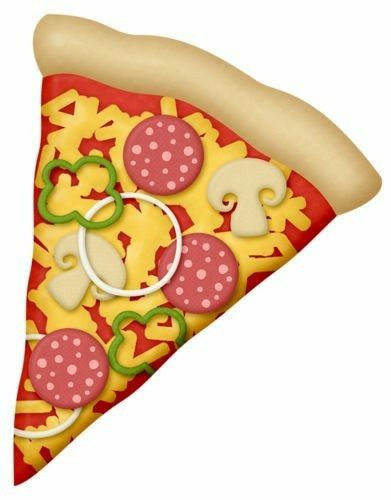 Cupcake Drawing, Pizza Art, Food Clipart, Wall Murals Painted, Food Clips, Cute Food Art, Pizza Slice, Pizza Party, Unhealthy Food