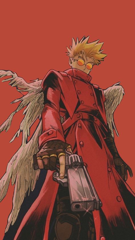 Vash the stampede Vash Stampede, Vash The Stampede, Anime, Red