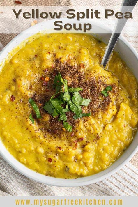 Yellow Lentils Recipes, Yellow Lentil Recipes, Yellow Lentil Soup, Protein Soup, Autumn Cooking, India Recipes, Yellow Split Pea Soup, Yellow Lentils, Lentil Dishes