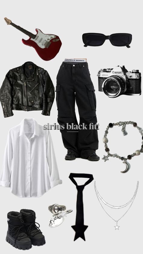 Sirius Black Costume, Sirius Black, Workout Accessories, Black Fits, Black Aesthetic, Black Outfit, Outfits Aesthetic, Everyday Outfits, Aesthetic Clothes