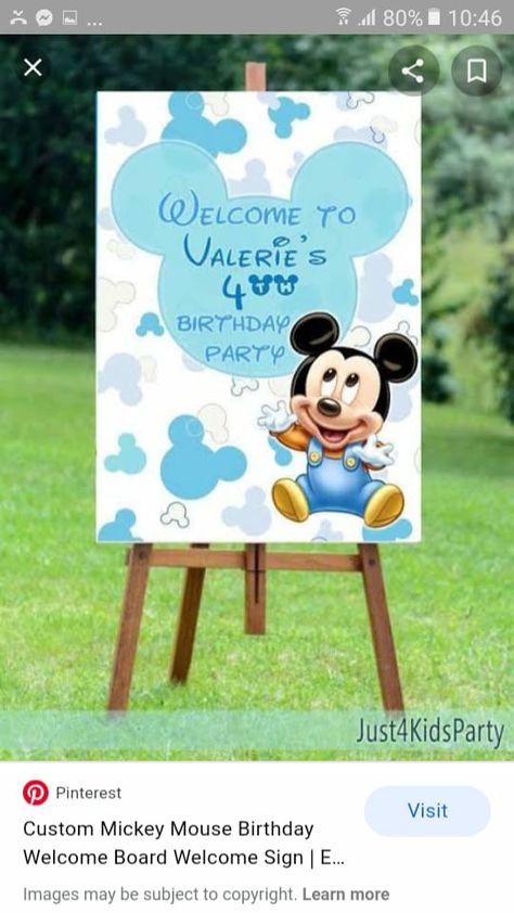 Baby Boy 1st Birthday Ideas, Baby Shower Welcome Board, One Year Birthday Party, Mickey Mouse Wedding, Happy Birthday Logo, Floral Watercolor Background, Baby Birthday Party Theme, Mickey Mouse Baby Shower, Teacher Appreciation Quotes