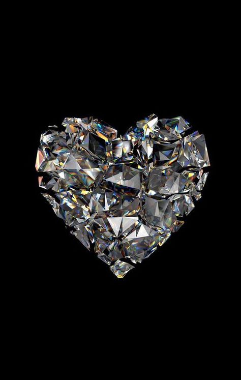 A BIG DIAMOND HEART | THINGS I LIKE OR LOVE !!!! | Pinterest ... Diamond Background, Diamond Wallpaper, Image 3d, Heart Background, 3d Heart, I Love Heart, Apple Watch Faces, Heart Balloons, Heart Wallpaper