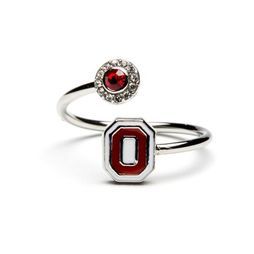 Stone Armory | PRE-ORDER NOW! Ohio State Ring - Red & White Block O Ohio State Bracelet, Ohio State Jewelry, Buckeye Jewelry, Ohio State Gifts, Ohio State Logo, University Rings, Osu Buckeyes, Ohio State University, Ohio State Buckeyes