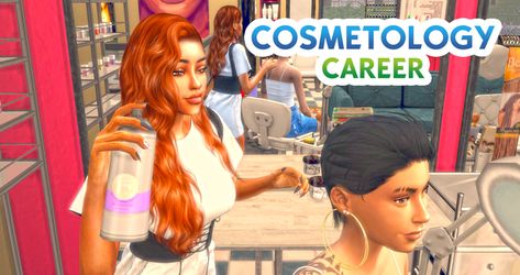 Makeup Artist Career, Cosmetology Career, Artist Career, Sims 4 Jobs, Sims 4 Nails, Beauty Careers, Sims 4 Traits, Play Sims 4, The Sims 4 Pc