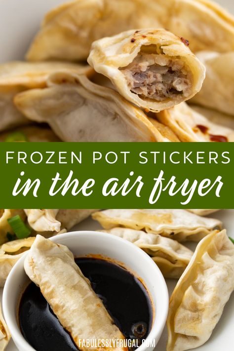 Air Fryer Pot Stickers, Pot Stickers Recipe, Potstickers Recipe, New Air Fryer Recipes, Make Ahead Freezer Meals, Asian Beef, Pot Stickers, Appetizer Dishes, Air Fryer Recipes Chicken