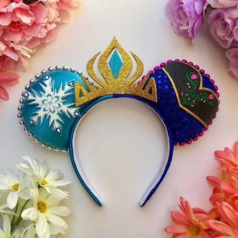 Frozen Play, Diy Disney Ears, Disneyland Ears, Disney Ears Headband, Diy Mickey Ears, Disney Mouse Ears, Disney Cute, Disney Clothing, Disney Minnie Mouse Ears