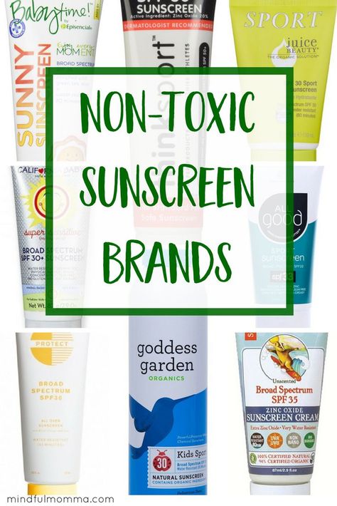 Sustainable Parenting, Natural Sunblock, Sunscreen Guide, Zinc Oxide Sunscreen, Healthy Makeup, Make Up Foundation, Toxic Products, Spray Sunscreen, Plant Paradox