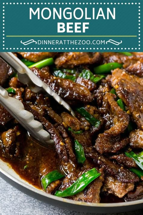 Mongolian Beef Sliced Steak Recipes, Instant Pot Mongolian Beef, Chuck Steak Recipes, Mongolian Beef Recipe, Sirloin Steak Recipes, Round Steak Recipes, Mongolian Beef Recipes, Pf Changs, Beef Steak Recipes