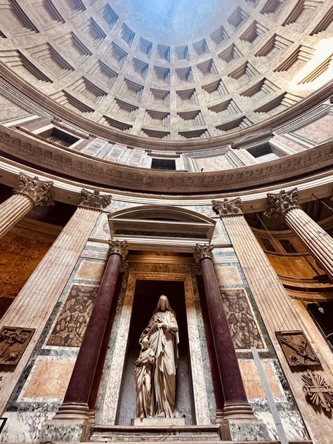 Italy Pantheon, Rome Pantheon, Rome Aesthetic, Pantheon Rome, Europe Aesthetic, Roman Style, Architecture Concept, Architecture Concept Drawings, Travel Italy