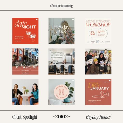 CLIENT SPOTLIGHT // @heyday.homes Heyday Homes is a female-driven home ownership support system with real estate, education & events designed to help women move forward. we love supporting brands with a mission that aligns with ours. during our time working with Heyday, we helped them with: ✨ community + event coordination ✨ content creation + social media management ✨ marketing strategy + project management ✨ team onboarding + training ✨ website content + copywriting if you’re looking t... Promoting Events On Social Media, Event Management Website Design, Social Media Management Packages, Event Planning Social Media Posts, Hire A Social Media Manager, Website Content, Community Events, Home Ownership, Event Management