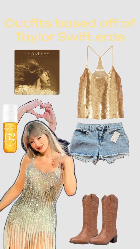 Fearless!!! #fearless #taylorswift #fyp #popular #viral Fearless Costume, Fearless Eras Tour Outfits, Fearless Outfits, Taylor Swift Fearless Album, Fearless Album, Taylor Concert, Swift Outfits, Taylor Outfits, Swift Concert