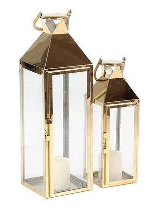 Floor Lanterns, Gold Floor, Dreams Beds, Lantern Set, Outdoor Candles, Candle Lantern, Brass Lantern, Metal Lanterns, Painted Chairs