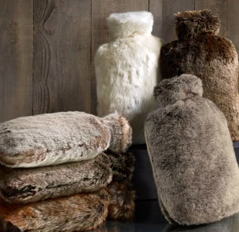 Fur Projects, Fur Pillows, Hot Water Bottles, Water Bottle Gift, Bottle Covers, Hot Water Bottle Cover, Water Bottle Covers, Hot Water Bottle, Fake Fur