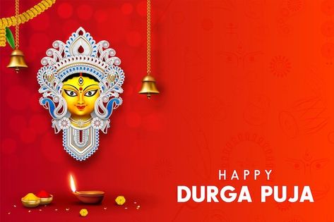 Vector happy durga puja creative banner ... | Premium Vector #Freepik #vector #navratri-durga-puja #durga-puja #goddess-durga #durga-pooja Durga Puja Banner Background, Durga Puja Creative, Durga Puja Banner, Banner Background Design, Durga Face, Editing Pics, Durga Pooja, Happy Durga Puja, Creative Banners