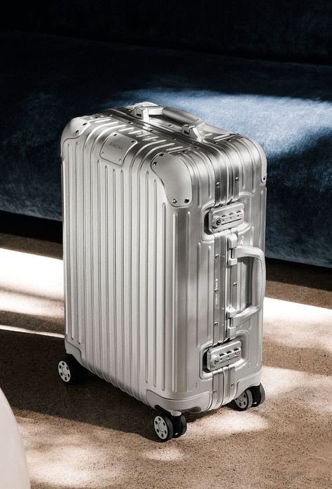 Luggage & Travel Gifts for the Holidays | RIMOWA Rimowa Luggage Aesthetic, Luggage Rimowa, Rimowa Trunk Plus, Rimowa Cabin Luggage, Rimowa Suitcase, Rimowa Luggage Set, Rimowa Silver Luggage, Rimowa Luggage, 3d Ideas