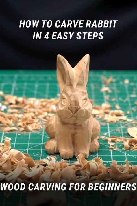 Whittled Animals, Wood Animal Patterns, Woodcarving Pattern, Whittling Projects For Beginners, Wood Carving Patterns Free, Carving For Beginners, Whittling Patterns, Carving Tutorial, Woodcarving Ideas