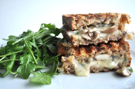 Truffle Grilled Cheese, Swiss Grilled Cheese, Grilled Sandwiches, Pressed Sandwich, Grilled Cheese Recipe, Best Grilled Cheese, Grilled Cheese Recipes, White Truffle, Truffle Oil