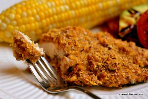 Pecan Crusted Chicken, Chicken For Dinner, Crusted Chicken Recipes, Chicken Cooking, Crusted Chicken, Honey Recipes, Entree Recipes, Cereal Recipes, Chicken Wing Recipes