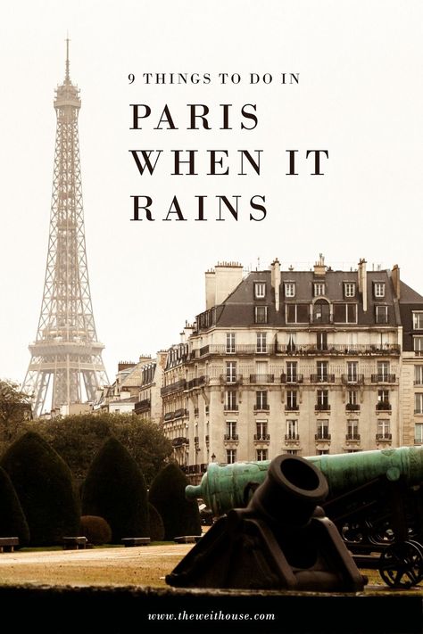 In need of some rainy day Parisian activities? In this blog post, we've rounded up a list of our favorite things to do in Paris when it rains to keep you dry while still immersing yourself in French culture. #paris #paristhingstodo #parisfrance Best Coffee In Paris, Rain In Paris, Euro Vacation, Best Cafes In Paris, Best Hotels In Paris, Rainy Day In Paris, Rainy Paris, Streets In Paris, Paris Trip Planning