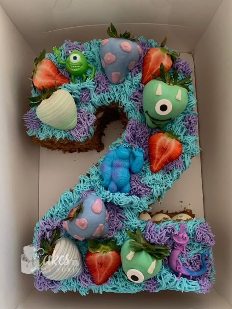 Monsters Inc Cake, Monster Inc Cakes, Monsters Inc Baby Shower, Monster 1st Birthdays, Monster Inc Birthday, Boys 1st Birthday Party Ideas, Boy Birthday Party Themes, Toddler Birthday Party, Monster Inc