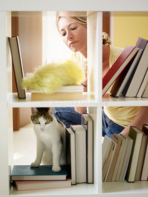 Woman doing housework. Mid adult woman dusting bookshelves. Vertical shape, thre #Sponsored , #Ad, #ad, #Mid, #Woman, #woman, #adult Spring Cleaning Schedules, Cleaning Cars, House Cleaning Company, Window Cleaning Services, Spring Cleaning Hacks, Car Cleaning Hacks, House Cleaning Services, Professional Cleaning Services, Clean Office