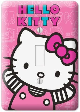 Hello Kitty Room Decor, Hello Kitty Bedroom, Hello Kitty Rooms, Hello Kitty Pictures, Ceiling Fan In Kitchen, Light Switch Cover, Amazon Com, Light Switch Covers, Cute Gift