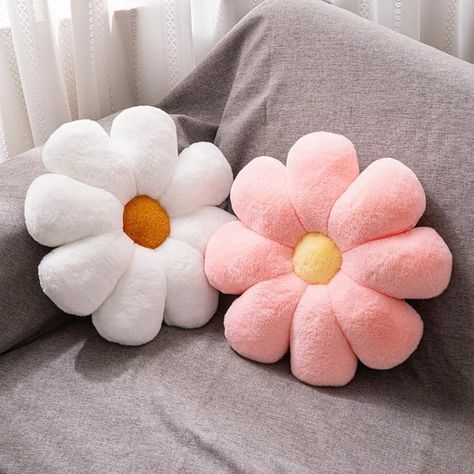 Amazon.com: JZNEXD 2 Pcs Flower Pillow, Pink White Daisy Flower Preppy Throw Pillows Set, Cute Girls Bedroom Preppy Room Decor Aesthetic Decorative Throw Pillows for Bed Sofa Chair Decor (Pink & White) : Home & Kitchen Preppy Throw Pillows, Girls Bedroom Bedding, Throw Pillows For Bed, Preppy Pillows, Bedroom Preppy, Aesthetic Pillows, Living Room Throw Pillows, Preppy Bedroom Decor, White Daisy Flower