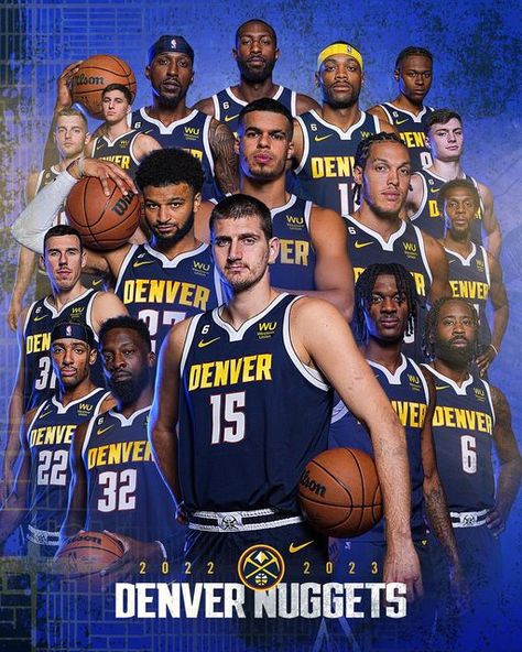 Denver Nuggets Wallpaper, Denver Nuggets Champions, Air Force 1 Outfit Men, Nuggets Basketball, Aaron Gordon, Air Force 1 Outfit, Sports Coach, Basketball Design, Awesome Pictures